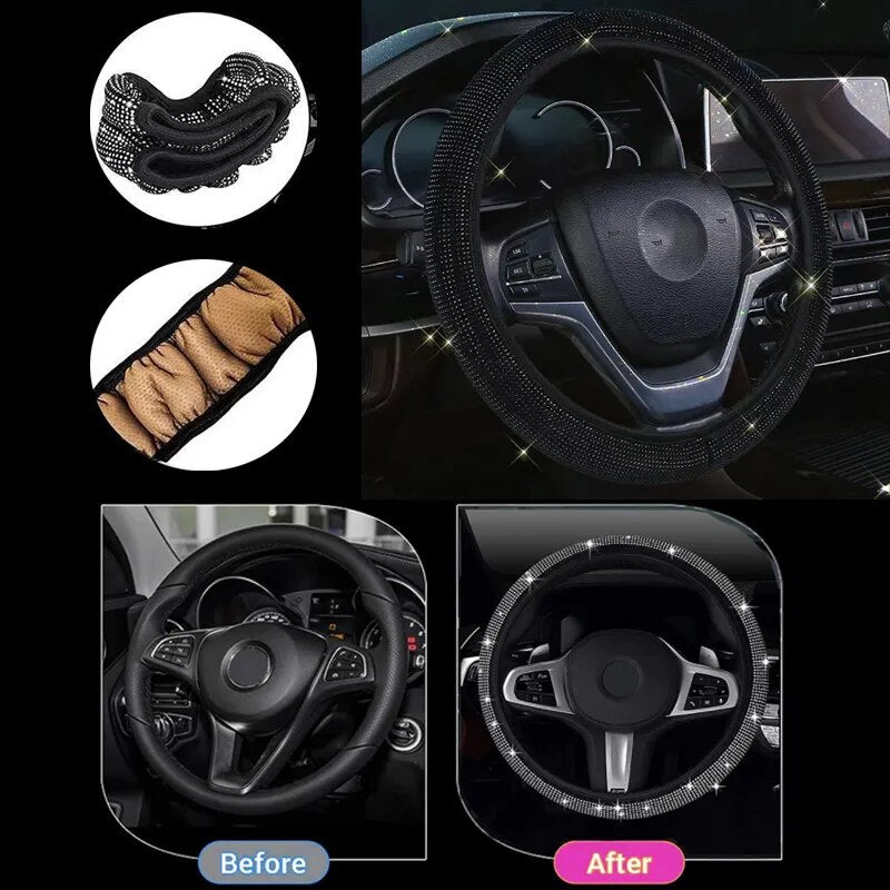 -20% DiamondGlam Lenkradabdeckung Steering Wheel Cover Autoprinz   